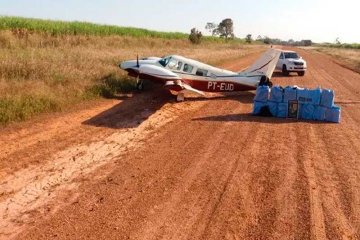 avião com 420kg de cocaína-Jornal da Cidade