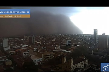 Tempestade de areia - Jornal da Cidade