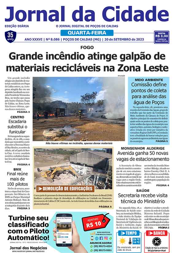 Jornal de domingo - 20 de Setembro de 2020 - Para-Não-Uma